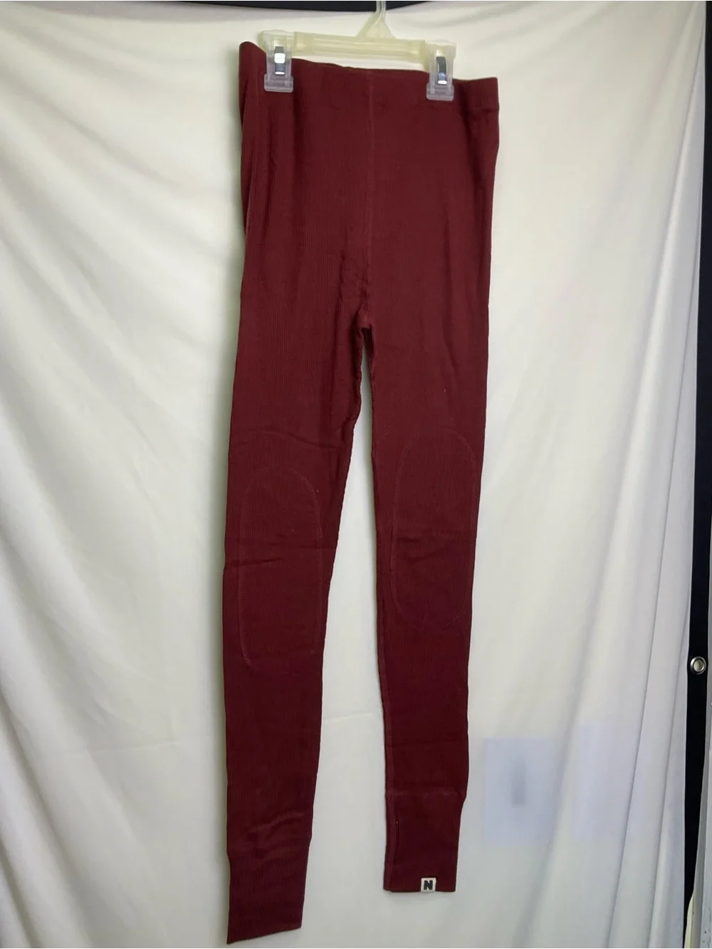 Nui Merino-Silk Leggings - Rust